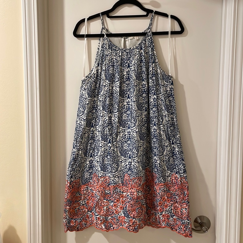 Embroidered beach dress